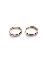 Orecchini Stocco Gioielli Donna in Oro giallo Zircone ORS 110 - ORS 110